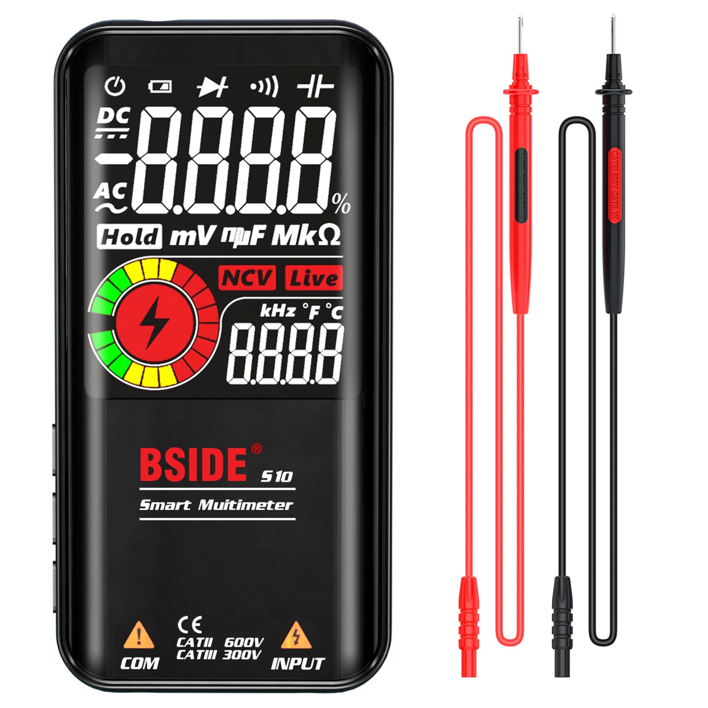 🔥【45% OFF】Ψηφιακή οθόνη HD. Ευφυές ψηφιακό πολύμετρο Αυτόματο πολύμετρο υψηλής ακρίβειας κατά της εξάντλησης