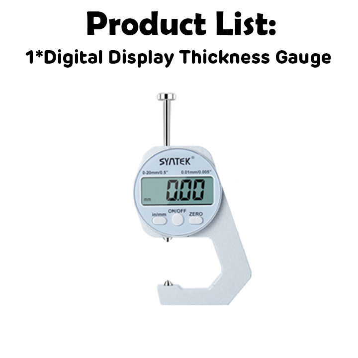 🔥【45% ΕΚΠΤΩΣΗ】Ψηφιακός μετρητής πάχους 0-20mm