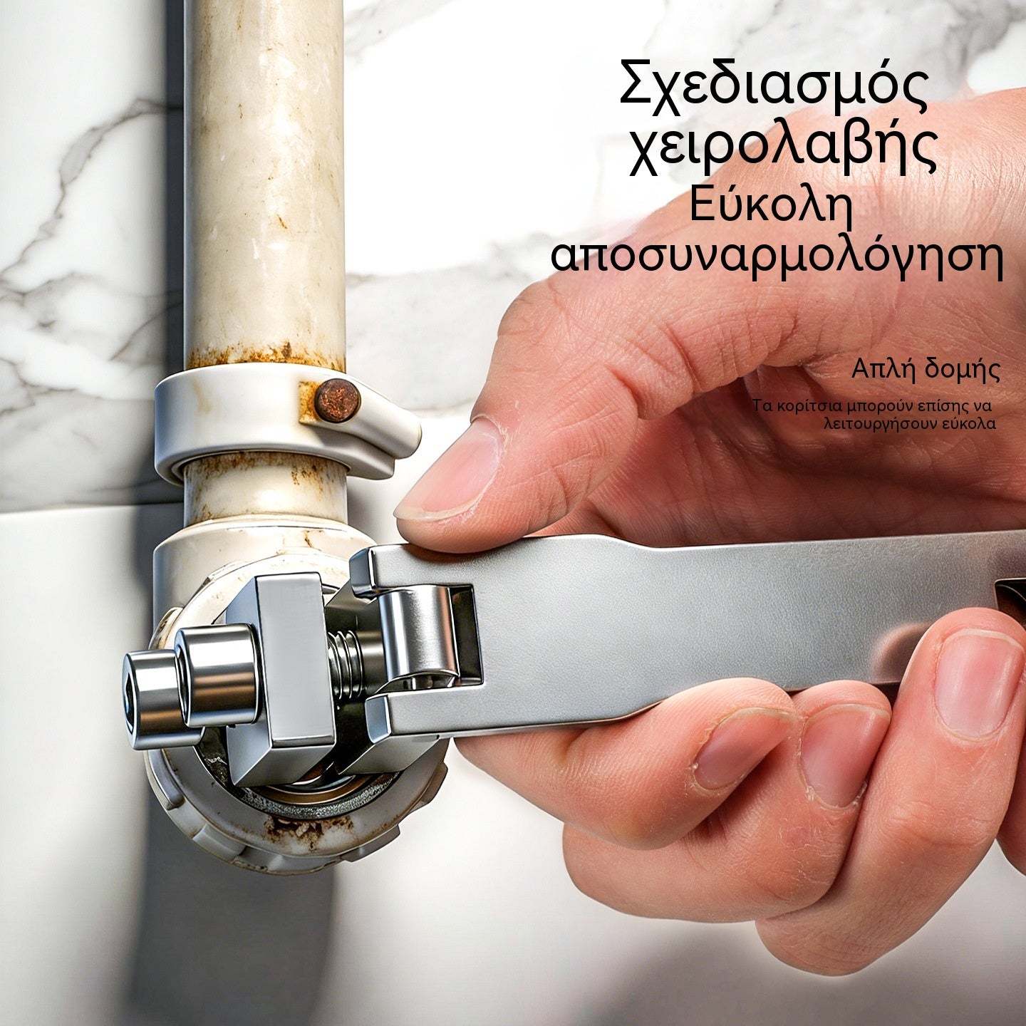 👍👍Νέος εξολκέας σπασμένων καλωδίων βρύσης με γωνιακή βαλβίδα γενικής χρήσης. Κατάλληλος για σωλήνες νερού 4 σημείων και 6 σημείων.