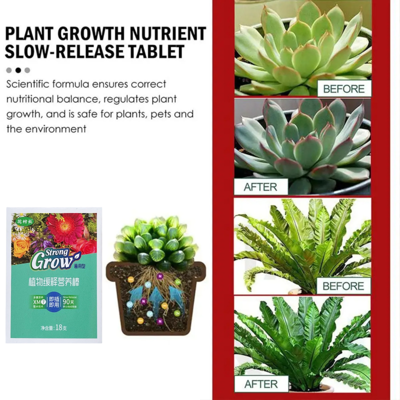 【📢【3 κουτιά με 54 δισκία】-- 24 ευρώ📢Η χαμηλότερη τιμή για περιορισμένο χρονικό διάστημα!!!💥】【3 κουτιά】Γενικές ταμπλέτες θρέψης φυτών --- λίπασμα φυτών