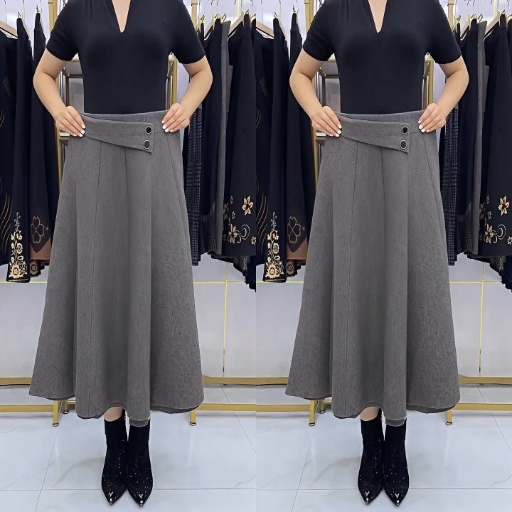 【Πολυβραβευμένο】👗🎀Μοντέρνα και κομψή λεπτή φούστα, απαλή, άνετη και με υψηλή ελαστικότητα