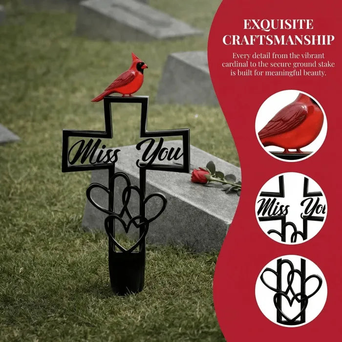 🐦💖Μεταλλική Πλακέτα Μνήμης Νεκροταφείου✝️