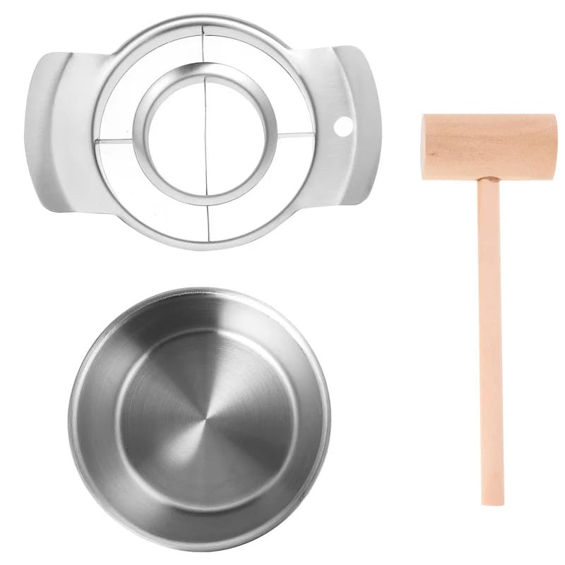 Αποφλοιωτής ροδιού, εργαλείο από ανοξείδωτο ατσάλι για το άνοιγμα ροδιών.