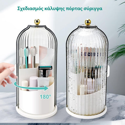 50% ΕΚΠΤΩΣΗ! 🏡 Θήκη οδοντόβουρτσας με συρόμενο καπάκι – Υγιεινός σχεδιασμός, χωρίς σταξίματα και εξοικονόμηση χώρου 🚿
