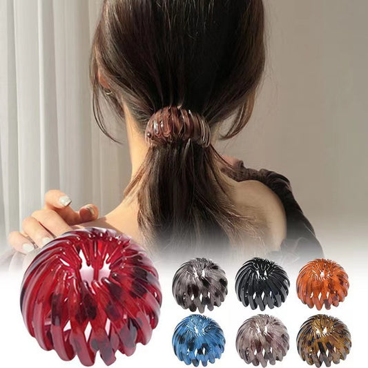 【🔥7 είδη για €24】🎀 Νέα κλιπ μαλλιών σε σχήμα φωλιάς πουλιού: Κρατήστε σταθερά ψηλές αλογοουρές και κομψούς κότσους, αναζωογονώντας άμεσα την εμφάνισή σας.