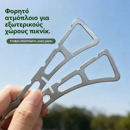 (5 τεμάχια)🍲✨ Πτυσσόμενη βάση ατμού σε σχήμα σταυρού — φορητή, κατάλληλη για χρήση σε εσωτερικούς και εξωτερικούς χώρους
