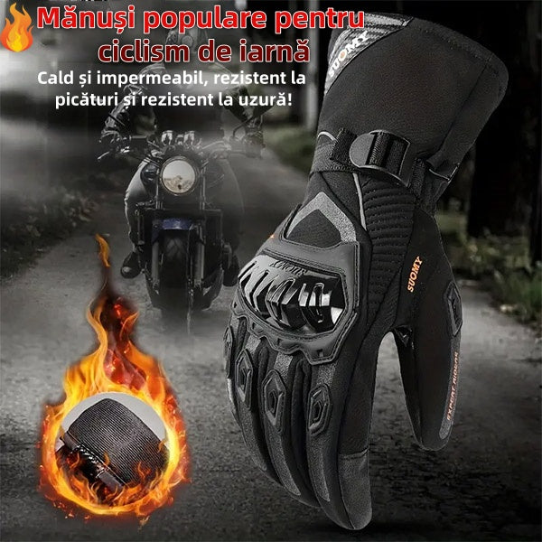 🔥🏍🧤Χειμώνα παχυσμένο κρύο ζεστό ιππασία αδιάβροχο πτώση-απόδειξη γάντια μοτοσικλέτας