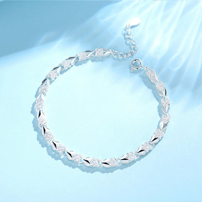 🔥【Αγοράστε 1 και πάρτε 1 δωρεάν】🍀Βραχιόλι με τετράφυλλο τριφύλλι, φτιαγμένο από ασήμι 925, 💝δεν θα ξεθωριάσει και η καλή τύχη θα είναι πάντα μαζί σας