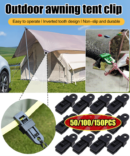 🏡🌿[50 τεμάχια] Κλιπ στερέωσης σκιάστρου κήπου, κλιπ στερέωσης για σκηνές