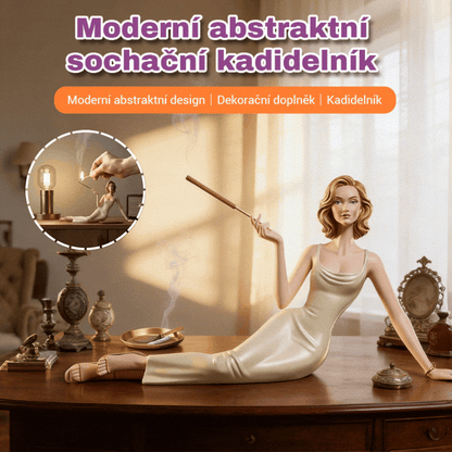 ⏳ Προσφορά περιορισμένης διάρκειας! ⏰Μοντέρνο αφηρημένο γλυπτό, γλυπτό αρωματοθεραπείας, χειροποίητο θυμιατήρι