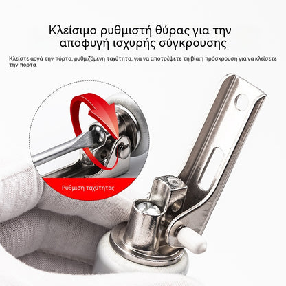 👍👍Πνευματικό κλείσιμο πόρτας, πόρτα με απαλό κλείσιμο, μηχανισμός αθόρυβης επαναφοράς