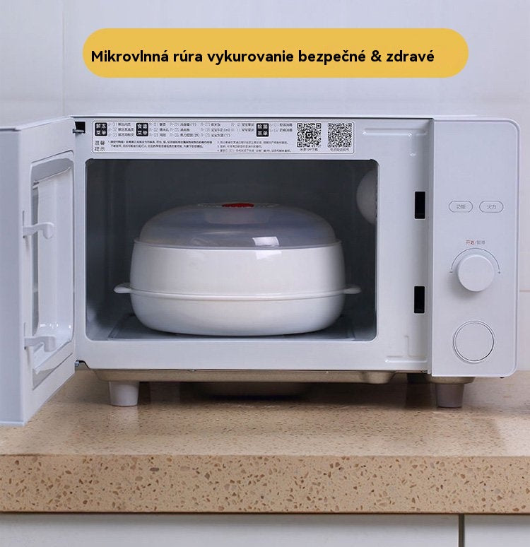 🔥Ατμομάγειρας πολλαπλών στρώσεων, κατάλληλος για φούρνο μικροκυμάτων