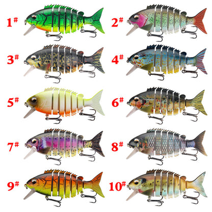 【30%OFF】🔥5 στοιχεία🎣🐟Τμηματοποιημένο βιονικό δόλωμα ψαριών