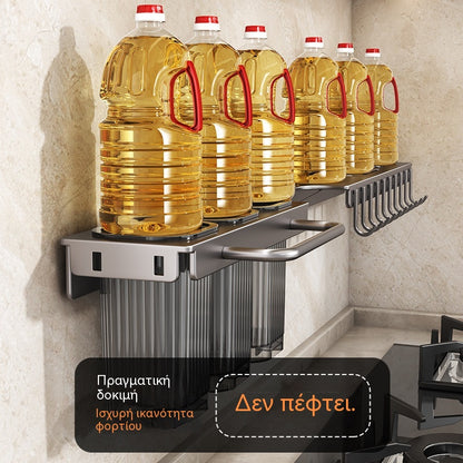 👍👍Περιστρεφόμενη βάση μαχαιριών για την κουζίνα. Γωνιακό ράφι. Ενσωματωμένος οργανωτής μαχαιριών και πιρουνιών για οικιακή χρήση. Πολυλειτουργική βάση μαχαιριών τοποθετημένη στον τοίχο.