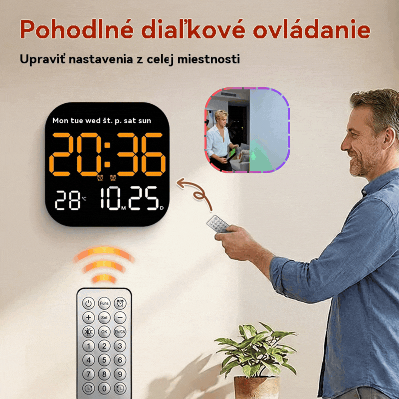 🕰️ Πωλήθηκαν πάνω από 50.000 μονάδες! 🛏️ Περιορισμένης διάρκειας έκπτωση 40%! Ψηφιακό ρολόι για το σπίτι και το γραφείο - Ρυθμιζόμενη φωτεινότητα, αθόρυβη λειτουργία τη νύχτα. Επίσης, εμφανίζει τη θερμοκρασία.🌙