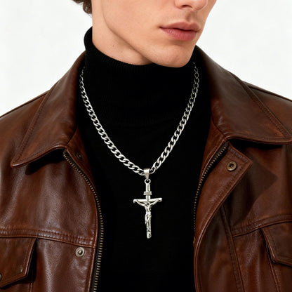 🔥【Αγοράστε 1 Πάρτε 1 Δωρεάν】2 τεμάχιο για 24 ευρώ——Μέση τιμή: 12 ευρώ ανά τεμάχιο----Κολιέ με σταυρό για αξεσουάρ