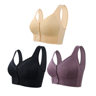 💕（3τμχ）Υπερμεγέθης, αναπνέει, μαλακό βαμβάκι, υπερμεγέθης ιμάντας ιδρώτα με μπροστινά κουμπιά【45kg-155kg】