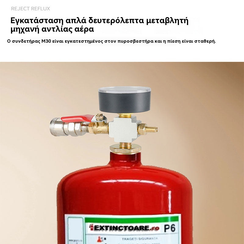 👍👍Μετατροπή αυτοσχέδιου μπουκαλιού πυροσβεστήρα σε φιάλη αερίου για μεγάλο υψόμετρο, για υπαίθρια κατασκήνωση και πικνίκ, με επαναγεμιζόμενη βαλβίδα αερίου.