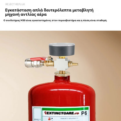 👍👍Μετατροπή αυτοσχέδιου μπουκαλιού πυροσβεστήρα σε φιάλη αερίου για μεγάλο υψόμετρο, για υπαίθρια κατασκήνωση και πικνίκ, με επαναγεμιζόμενη βαλβίδα αερίου.