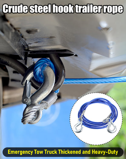 ⛓️🚗Σχοινί ρυμούλκησης αυτοκινήτου, σχοινί έλξης, σχοινί διάσωσης