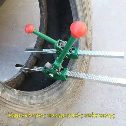 🚗🔧Χειροκίνητο εργαλείο στήριξης ελαστικού: Ασφαλίστε το ελαστικό σας γρήγορα και εύκολα!