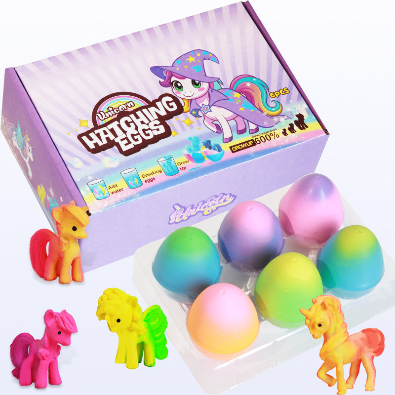🦄Συσκευασία 6 αυγών εκκόλαψης μονόκερου για καλλιέργεια