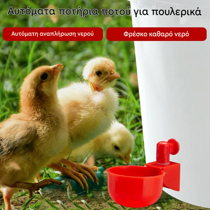 【30%OFF】🐔🔥【Αγοράστε 5 και πάρτε 5 δωρεάν】10 είδη👍Αυτόματο μπολ νερού για πουλερικά, δεν απαιτείται χειροκίνητη τροφοδοσία