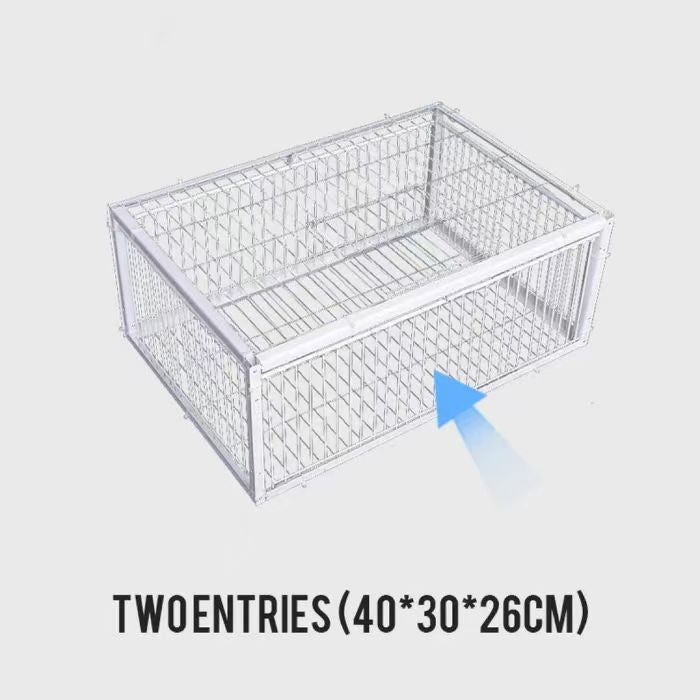 ✅Νέο πλήρως αυτόματο κλουβί πουλιών: χωρίς έξοδο, με βάση