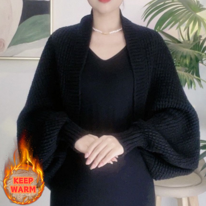 🔥Φθινόπωρο και χειμώνα νέο μαλακό πλεκτό ζεστό ζακέτα σάλι