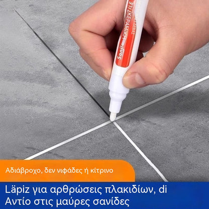 【30%OFF】🔥【Αγοράστε 2 και πάρτε 2 δωρεάν】🔥 Στυλό αρμόστοκου κεραμικών πλακιδίων ανθεκτικό στη μούχλα και το νερό
