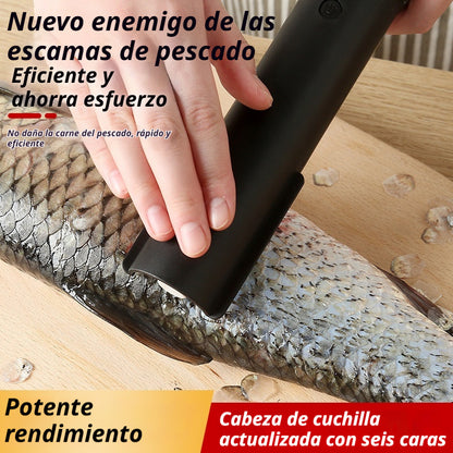 🐠Πλήρως αυτόματο, χειροκίνητο ηλεκτρικό ζυγαράκι ψαριών για οικιακή χρήση, με λεπίδα από ανοξείδωτο ατσάλι.