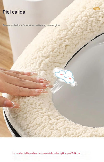 🔥🚽🔥 2 τεμάχια μόνο με 26€✅Αγοράστε 1 και πάρτε 1 δωρεάν🎁Ζεστά χειμωνιάτικα καλύμματα τουαλέτας με επένδυση από φλις