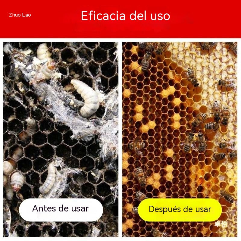🐝【50 τεμάχια】Καθαρισμός πιάτων για κυψέλες | Ειδικό για μέλισσες | Εξαλείφει τους σκώρους, τις προνύμφες και τα παράσιτα χωρίς να αφήνει ίχνη