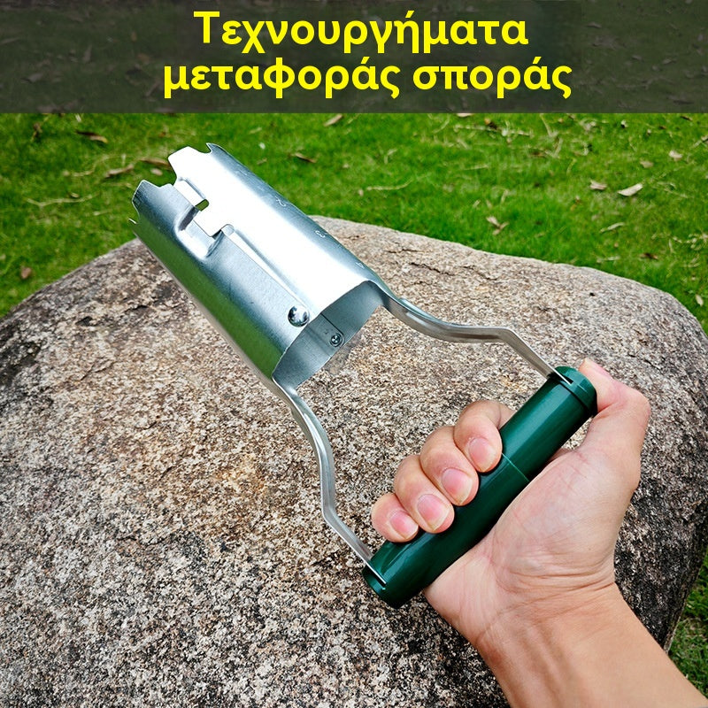 👍👍Μεταφυτευτική μηχανή, οικιακή και γεωργική κυλινδρική μεταφυτευτική μηχανή, για μεταφύτευση λαχανικών και λουλουδιών, καθώς και για τρύπημα και σκάψιμο σπορόφυτων.