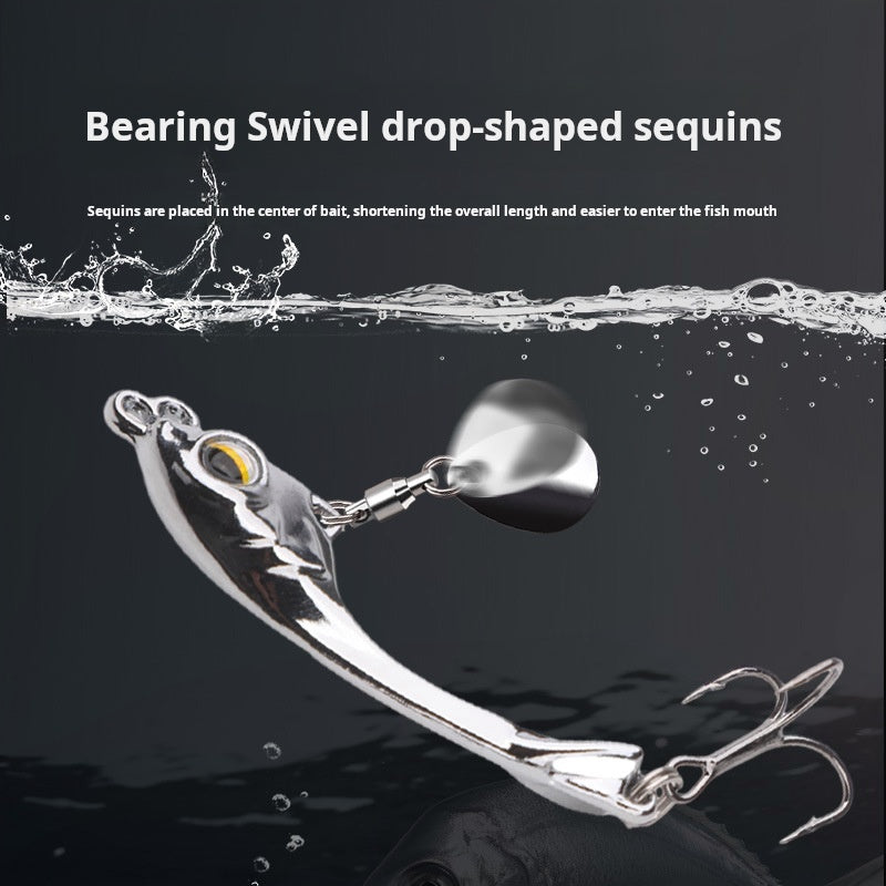 【5 τεμάχια】VIB Glitter Lure, ψεύτικο βιονικό δόλωμα