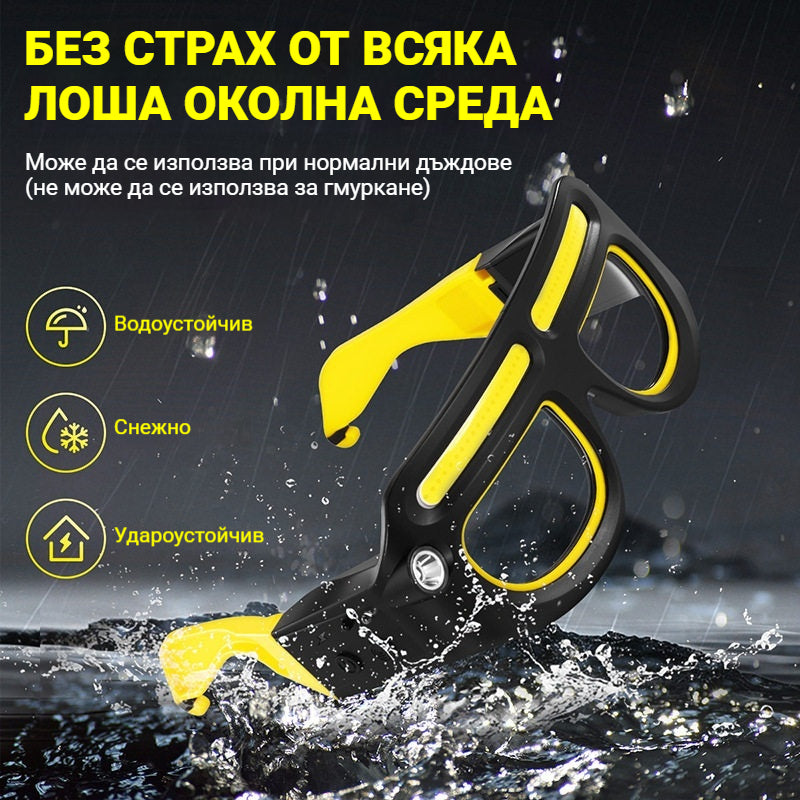 🕶️💡Ποδηλασία σε εξωτερικούς χώρους, νυχτερινό ψάρεμα, προβολέας υψηλής έντασης, γυαλιά και άλλος φωτισμός.