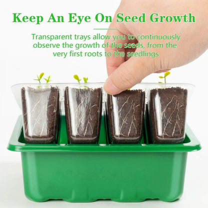 🌱🌱Πολυλειτουργική γλάστρα κηπουρικής, γλάστρα λαχανικών, γλάστρα φύτευσης με οπές αερισμού, γλάστρα για σπορόφυτα με 6 /12οπές