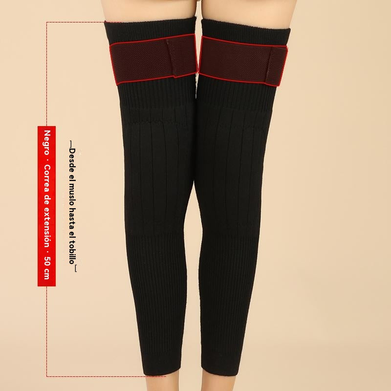 🦵【1 ζευγάρι 23 ευρώ】🔥 Μακριά χειμερινά θερμικά επιγονατίδες – Ανακούφιση από το κρυολόγημα και τον πόνο στις αρθρώσεις, ζεστά και αντιολισθητικά