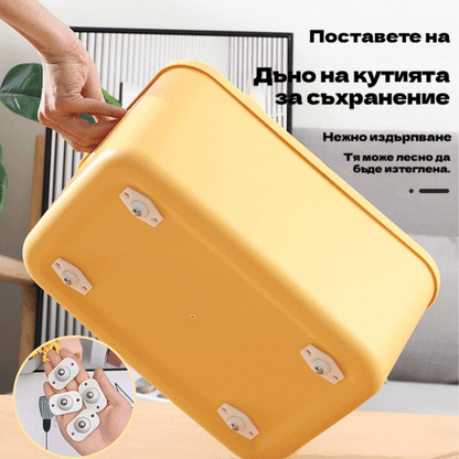 【20 τεμαχίων】🏠Βαριές περιστρεφόμενες 360° τροχοί ---Τροχοί από ανοξείδωτο ατσάλι με κόλλα