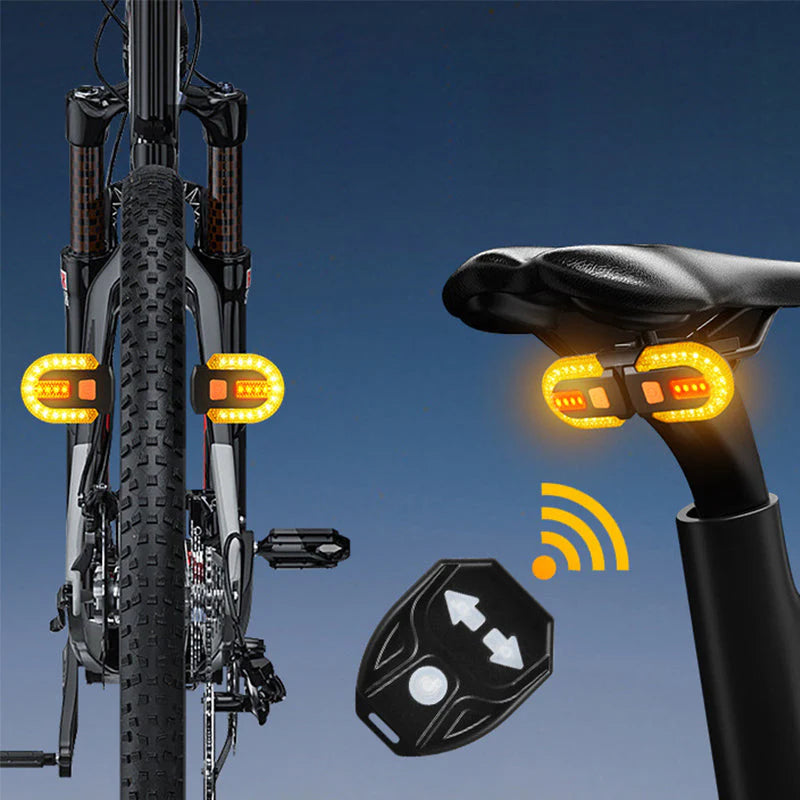 🚴 Ασύρματα τηλεχειριζόμενα πίσω φώτα ⚡ 5 λειτουργίες εναλλαγής 🔦 Φωτεινές χάντρες LED