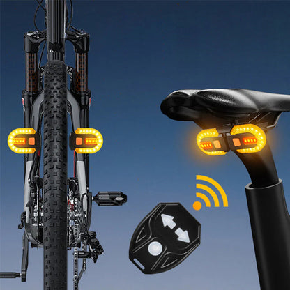 🚴 Ασύρματα τηλεχειριζόμενα πίσω φώτα ⚡ 5 λειτουργίες εναλλαγής 🔦 Φωτεινές χάντρες LED