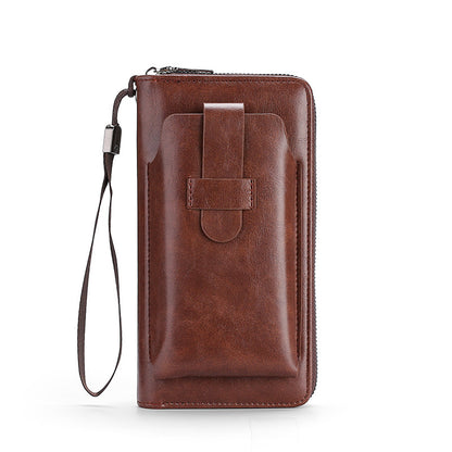 【30%OFF】】💼🔥Αγοράστε 1 και πάρτε 1 δωρεάν🔥Πολυλειτουργικό πορτοφόλι για άνδρες, χειροποίητο από γνήσιο δέρμα, σε νέο στυλ