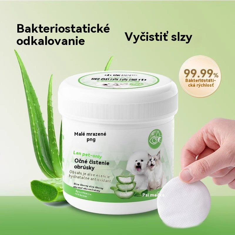 🐕🐈Μαντηλάκια καθαρισμού για λεκέδες από τα μάτια κατοικίδιων 🔥Αφαιρεί λεκέδες από δάκρυα🔥