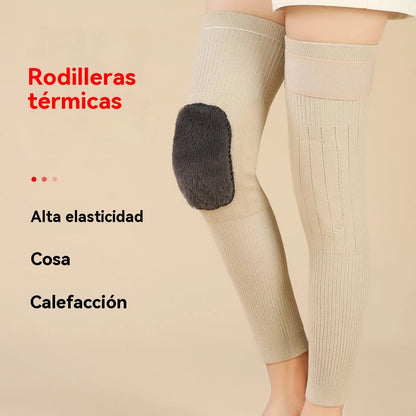 🦵【1 ζευγάρι 23 ευρώ】🔥 Μακριά χειμερινά θερμικά επιγονατίδες – Ανακούφιση από το κρυολόγημα και τον πόνο στις αρθρώσεις, ζεστά και αντιολισθητικά