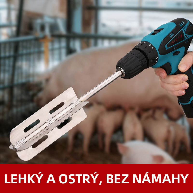🐷🪒👨‍🌾🔥Μηχανή αποτρίχωσης σχεδιασμένη για σφαγή, ηλεκτρική ξύστρα χοίρων, ισχυρό εργαλείο για την αφαίρεση τριχών από χοίρους.
