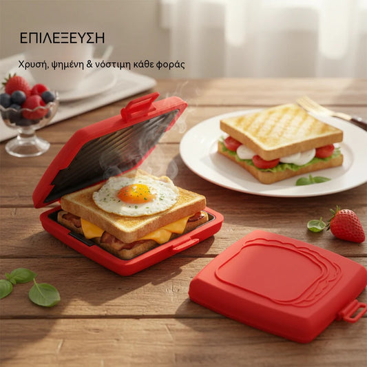🥙Νέα Άφιξη! Προσφορά Περιορισμένης Διάρκειας: 40% Έκπτωση! 🔥Φούρνος Μικροκυμάτων/Σάντουιτς για Γρήγορο Μαγείρεμα
