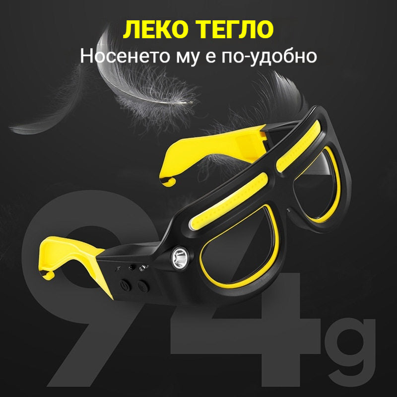 🕶️💡Ποδηλασία σε εξωτερικούς χώρους, νυχτερινό ψάρεμα, προβολέας υψηλής έντασης, γυαλιά και άλλος φωτισμός.