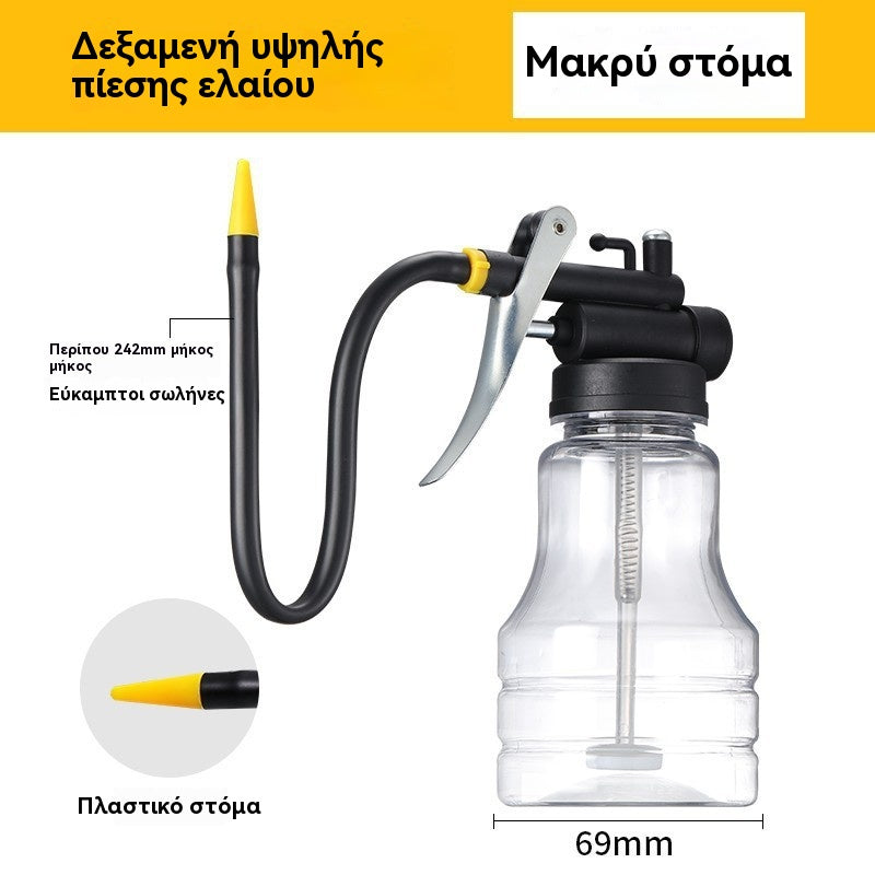 ⚙️🧰 Μεταλλικό πιστόλι λαδιού — ακριβής ροή, καθαρή δουλειά
