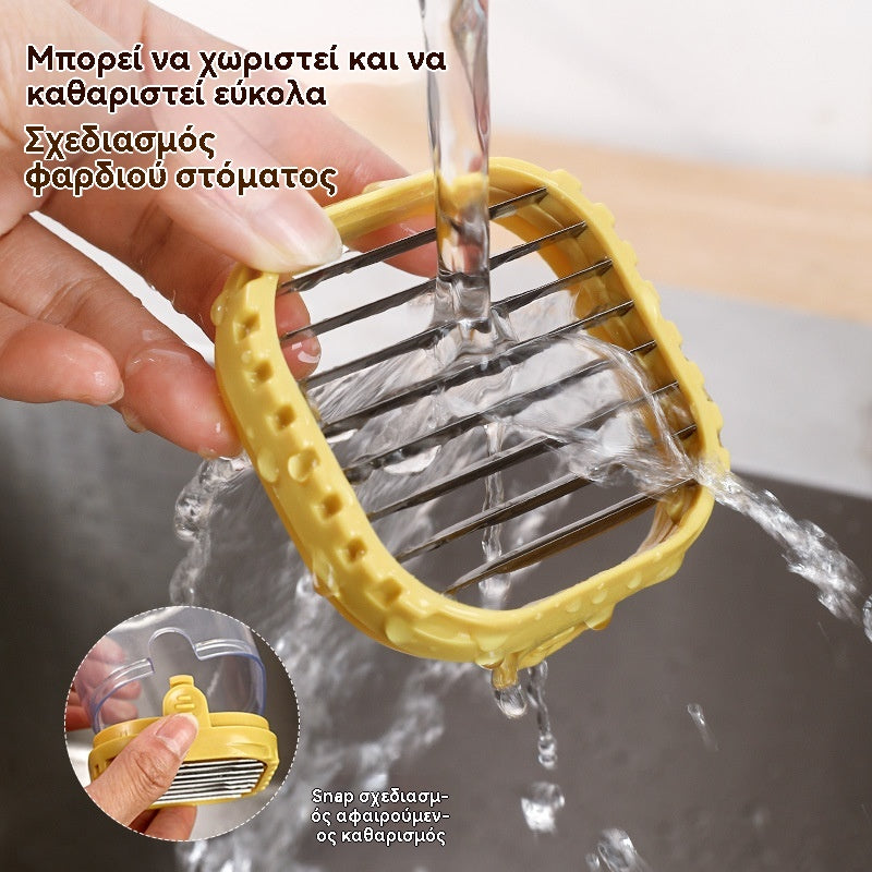 🍓 Ανοξείδωτος κόφτης φρούτων και λαχανικών