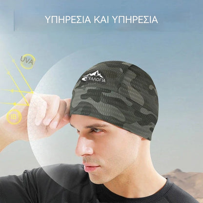 Δροσερό καπέλο – Επένδυση κράνους, σκούφος, κορδέλα, απορροφητικό ιδρώτα, για τρέξιμο και ποδηλασία